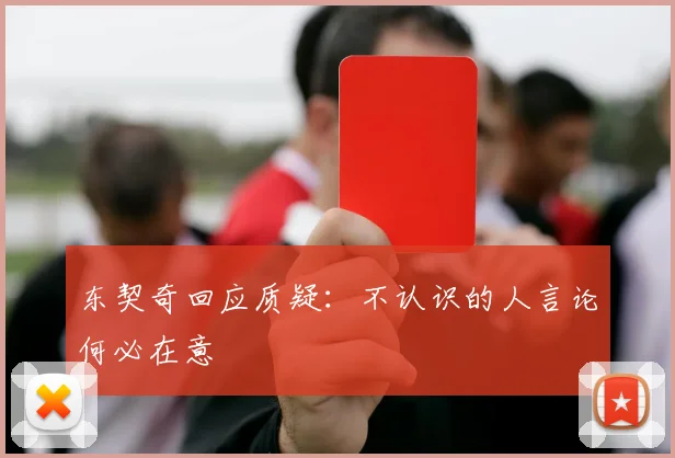 东契奇回应质疑：不认识的人言论何必在意